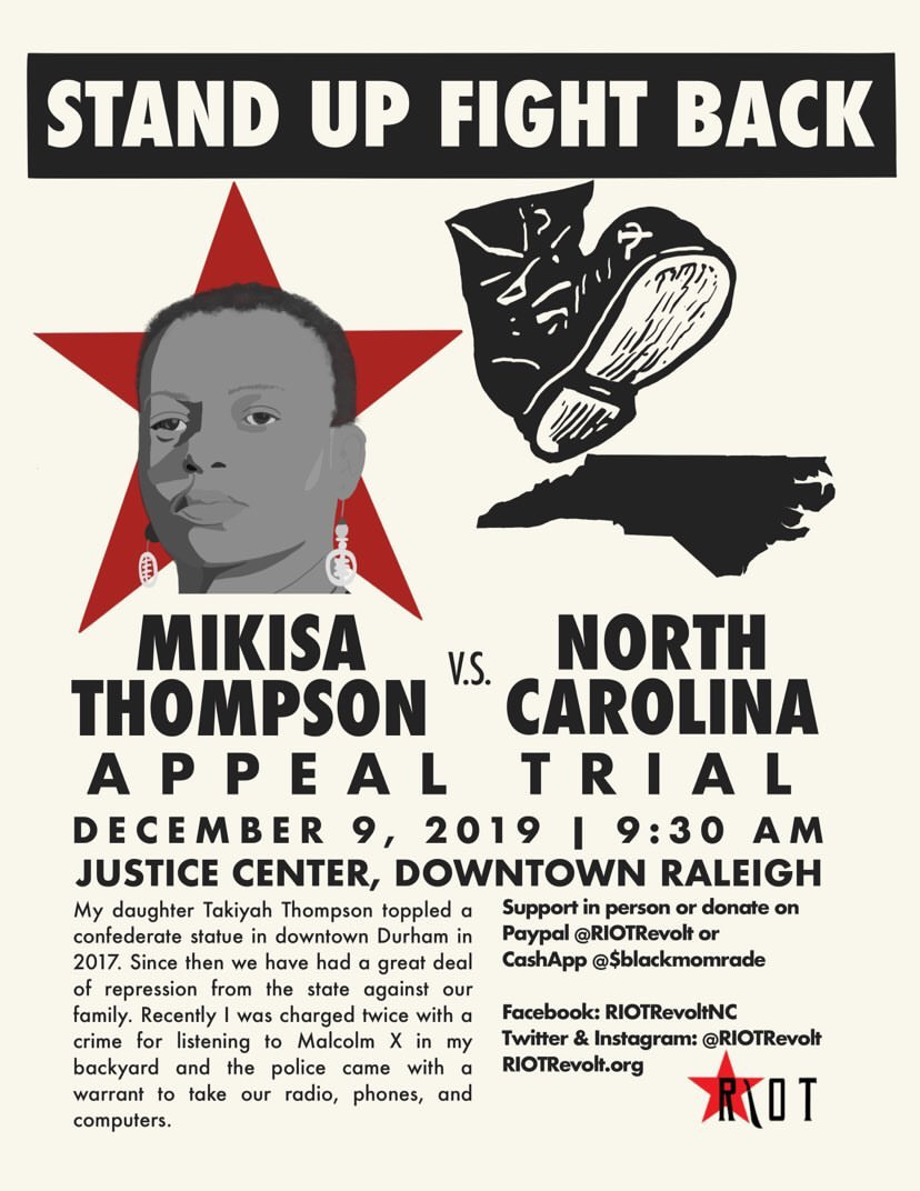 Appeal Trial Mikisa Thompson vs. NC